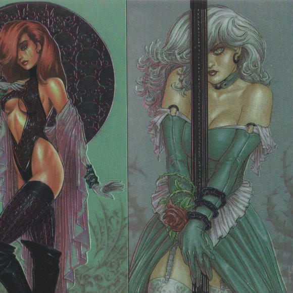 DAWN Venus In Chrome 6 Chromium Card Set Joseph M Linsner Signed Limited to 2500 - Picture 7 of 9